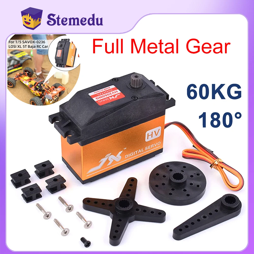 Rc Helicopter Servo - JX PDI-HV2060MG 60KG Large Torque 180