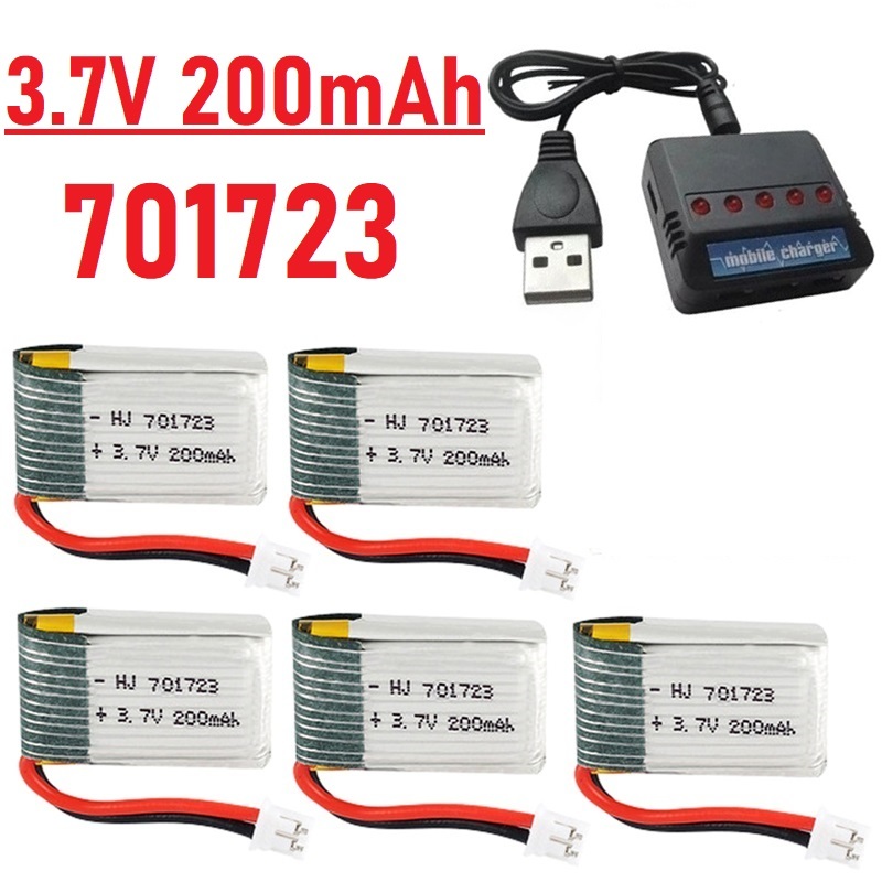 Rc Helicopter Charger - Upgrade 3.7V 200mAh Battery With Charger