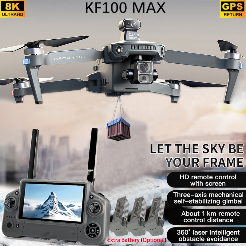 KF100 MAX GPS Drone 4K Camera  - Rc Helicopter Charger review and price