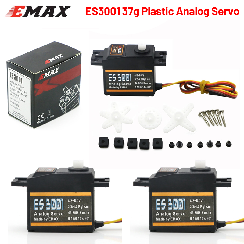 1/4PCS EMAX ES3001 4.8-6.0V 37 - Rc Helicopter Servo review and price