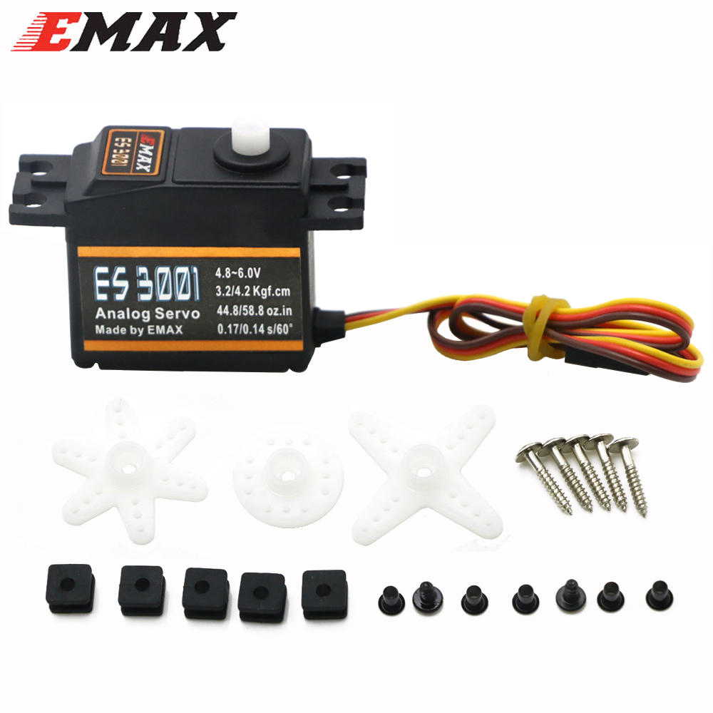 1/4PCS EMAX ES3001 4.8-6.0V 37 - Rc Helicopter Servo review and price